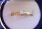 Vintage Estate Round .20 Ct. Natural White Solitaire DIAMOND Ring VS / HI ---14 Kt Yellow Gold Size 7