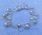 ESTATE 925 STERLING SILVER Bracelet Rings & Beads Shepherd Hook Closure 18 gm