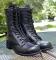 Harley Davidson 10" Leather Biker Boots Black lace up Combat Style Moto Mens size 10