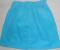 Vintage UNION MADE 80s USA OshKosh B’Gosh Turquoise Corduroy Skirt - Zipped - Paper bag style waist- 100% Cotton Cord Little Girls 6X