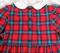 VINTAGE GYMBOREE LS Red Plaid Dress Embossed Scottie Dog Collar Girls Medium 5/6